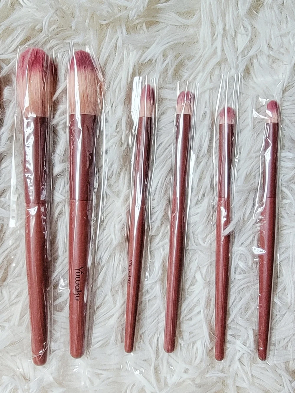 Yuwaku 11-Piece Makeup Brush Set - Rose Brown